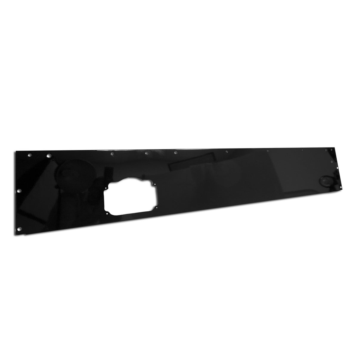 Dash Panel, Black; 76-86 Jeep CJ Models