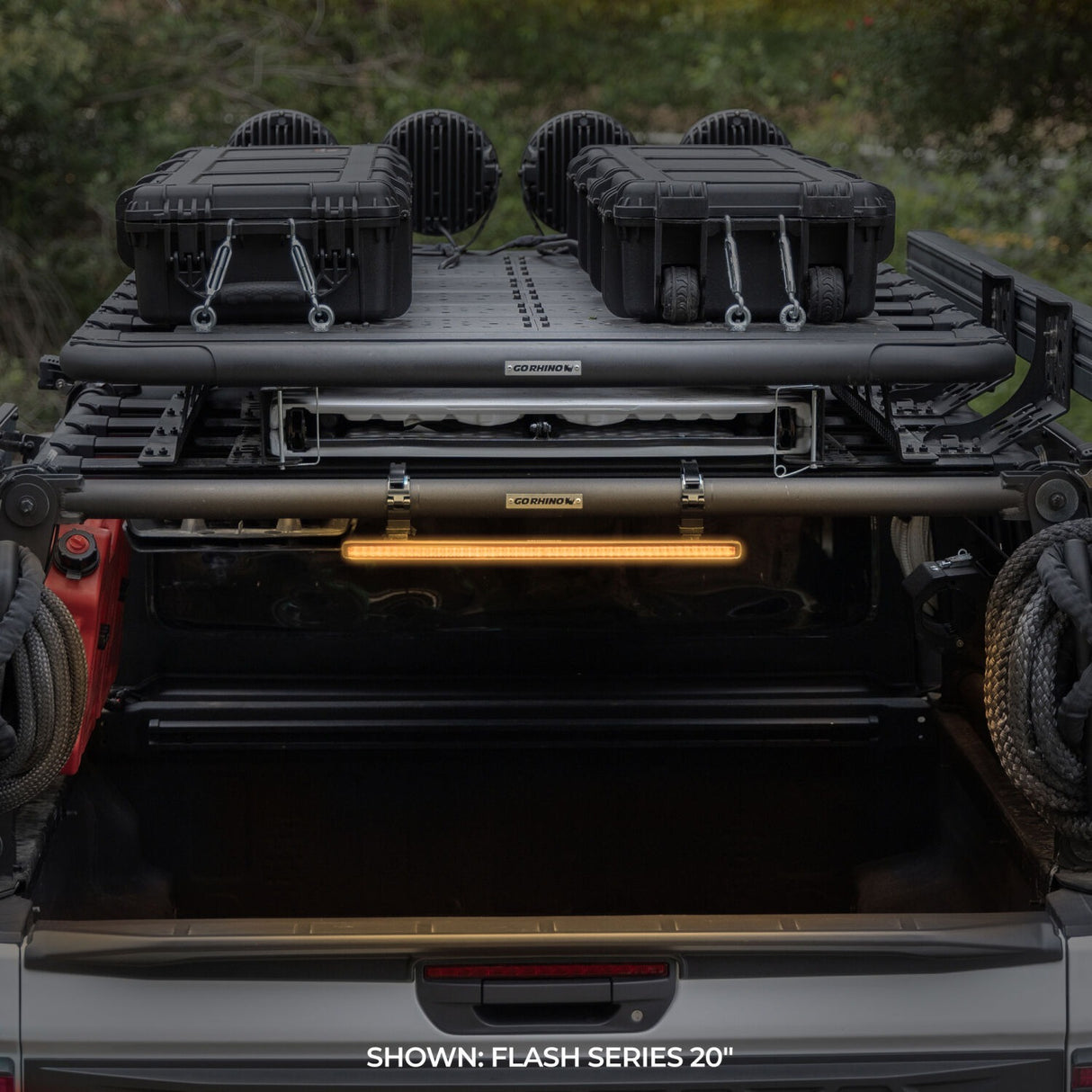 Go Rhino 750002014CBS Flash Series - 20" Multi-Function Slim LED Light Bar - White/Amber/Red