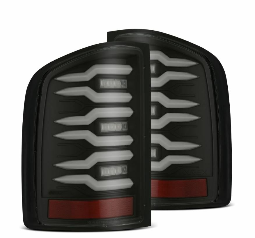 AlphaRex 620080 LED Taillights Black