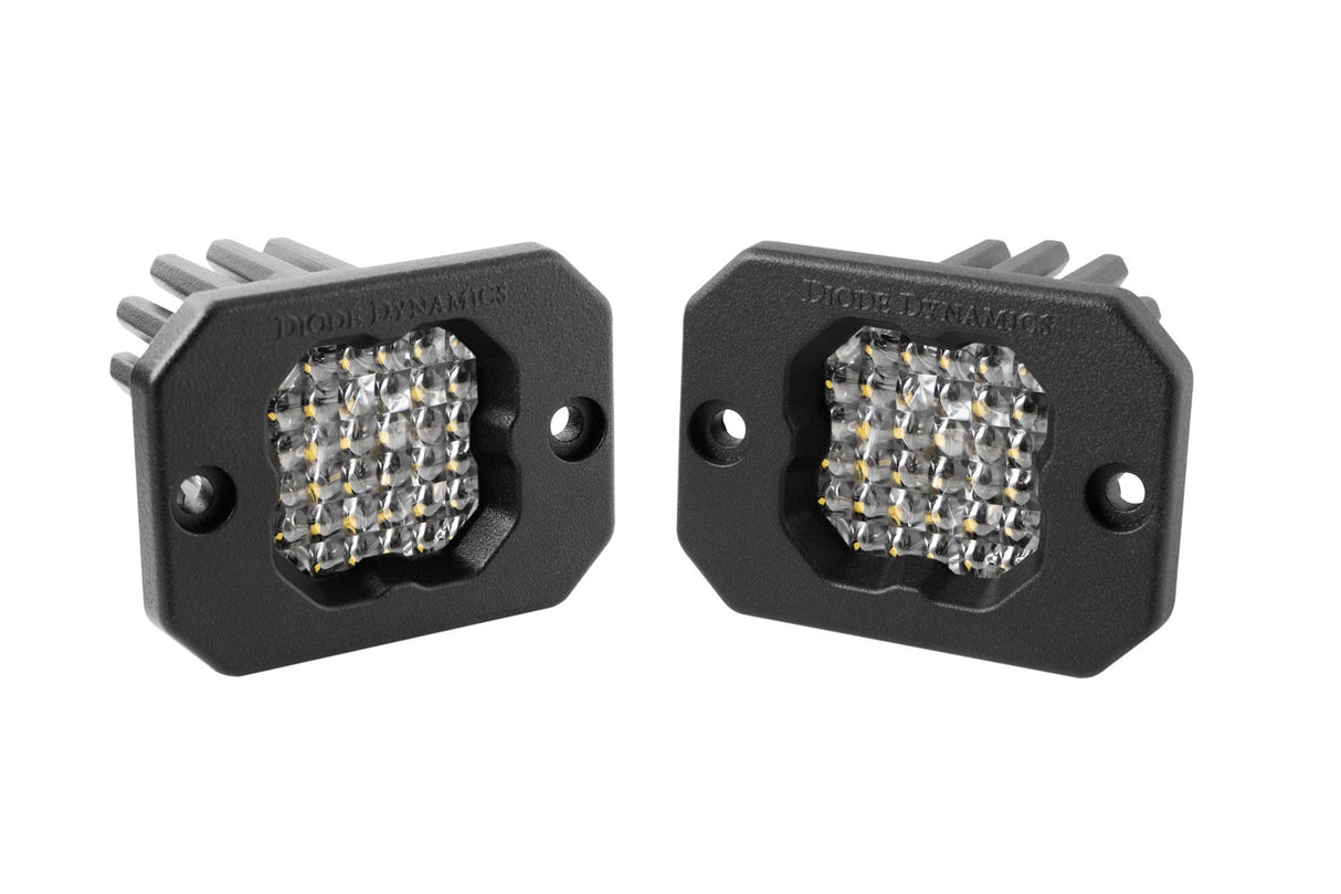 Diode Dynamics - Stage Series C1 LED Pod Sport White Flood Flush RBL (pair) - DD6471P