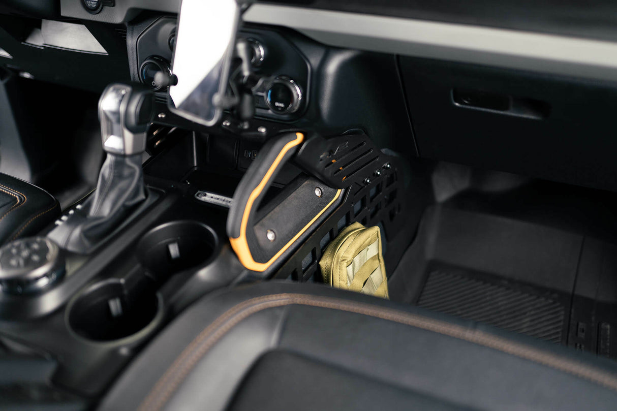 DV8 Offroad - Ford Bronco Center Console Molle Panels & Bridge - CCBR-01