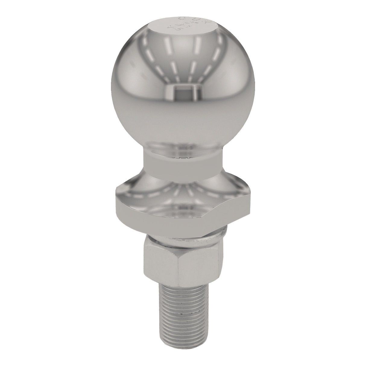 Curt - 2" Trailer Ball (3/4" x 2-1/8" Shank, 3,500 lbs., Stainless) - 40052