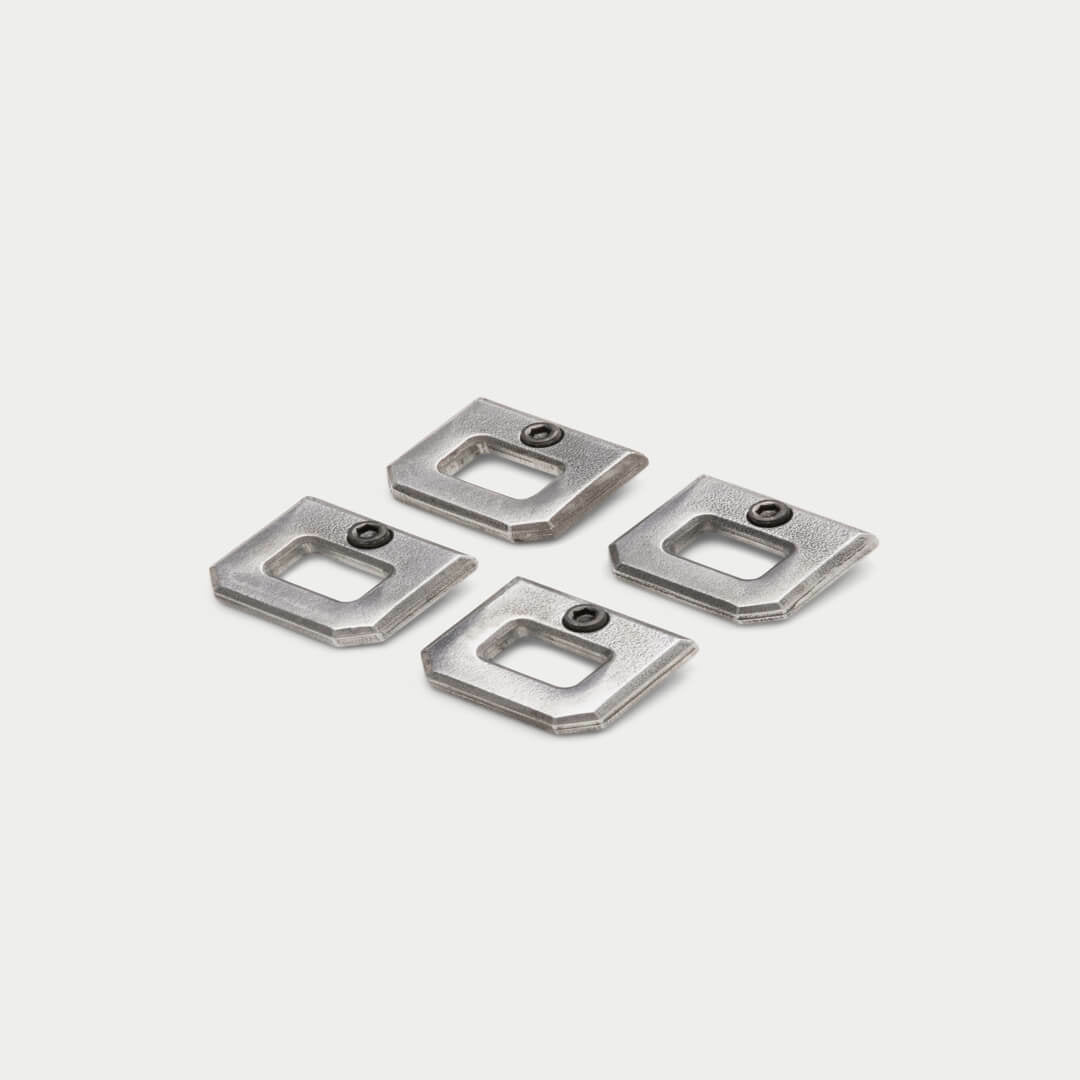Decked - D-Ring Tie Downs for CargoGlide 2.0 - set of four (4) D-Mounts and fasteners - C0010-DRTD-4