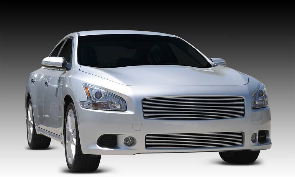 T-Rex Grilles - 1 Pc Horizontal Aluminum Billet Grille Replacement - Replaces factory grille shell - 20758