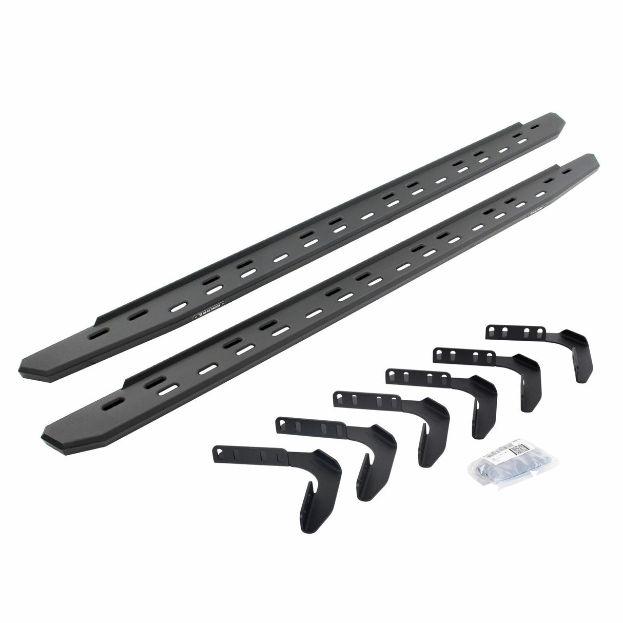 Go Rhino 69618087SPC - RB30 Slim Line Running Boards with Mounting Bracket Kit - Textured Black