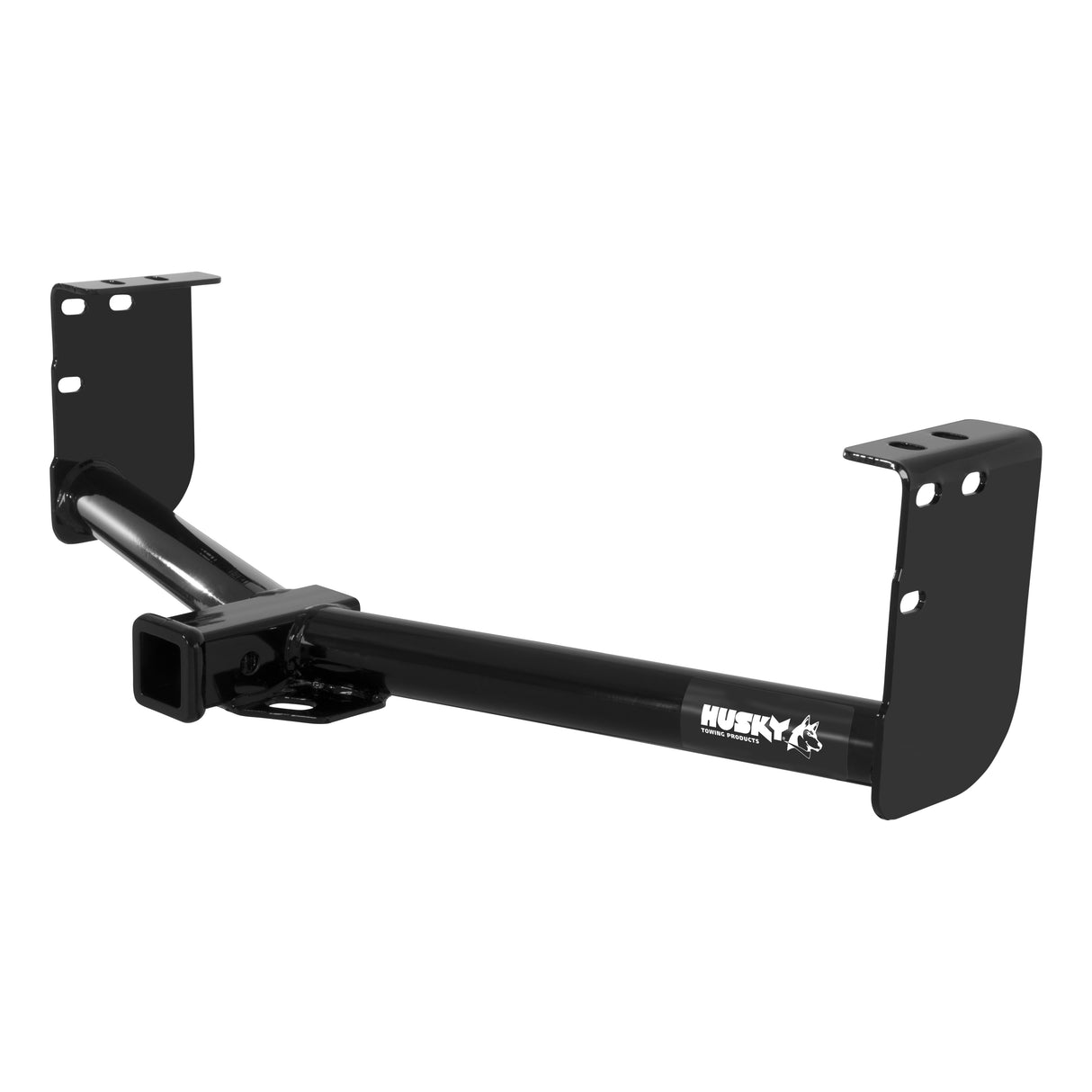 Husky Towing - 69618C Rnd Tube 2" Recvr 6K Wt Cap/600 LB Tong 8000 LB Wt Dist Cap/800 LB Tong
