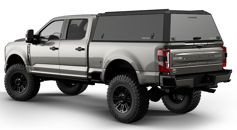 RSI SmartCap - F-250/F-350 Truck Bed Cap Edge Defender Matte Black 23-26 Ford F-250/F-350 Super Duty 6.5 Foot Standard Bed - ED0336-BN