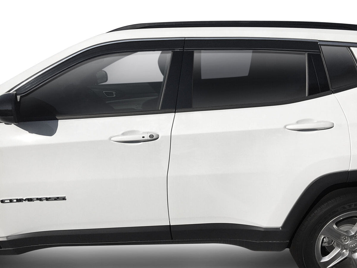 Husky 2884061 Low Profile Ventvisor Side Window Deflector 4PC 17-23 Jeep Compass