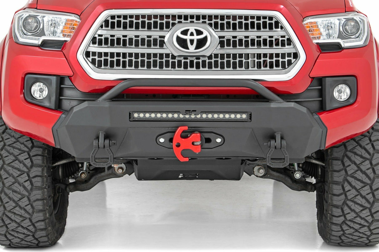 Rough Country - Front Bumper - Hybrid - 20" Blk LED - Toyota Tacoma 2WD 4WD (16-23) - 10718