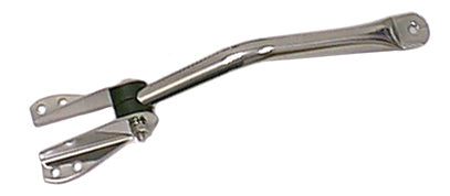 Rugged Ridge - Mirror Arm and Bracket, Stainless Steel, Left; 55-86 Jeep CJ Models - 11007.01