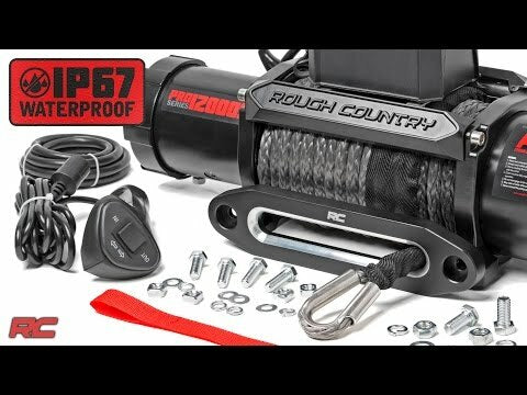 Rough Country 12000-Lb Pro Series Winch - Synthetic Rope - PRO12000S