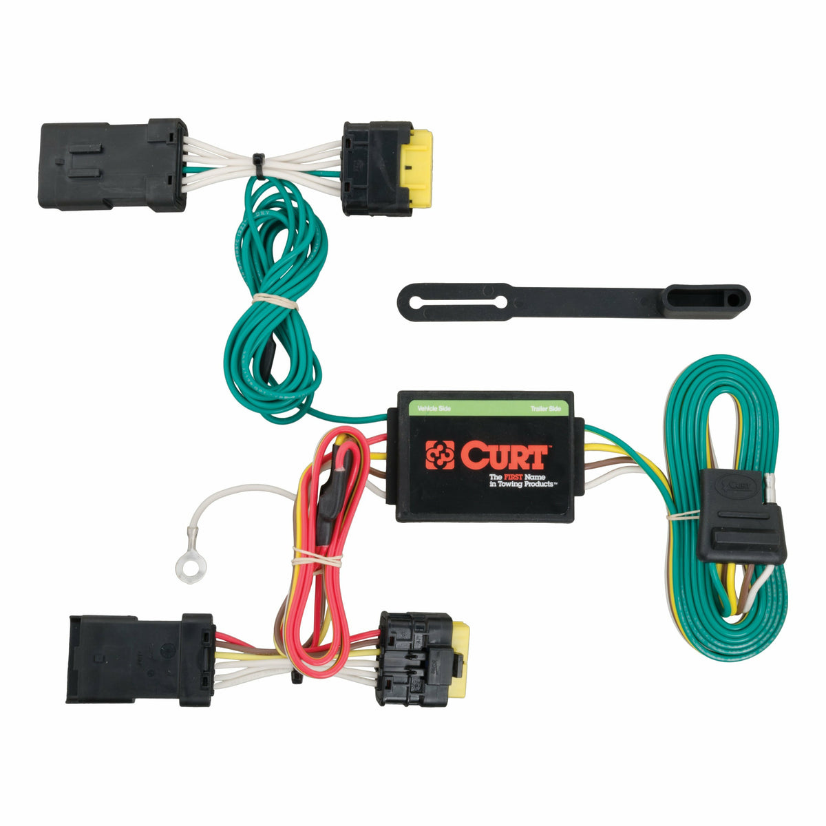 Curt - Custom Wiring, 4-Way Flat, Select Nissan Versa Sedan without LED Taillights - 56185