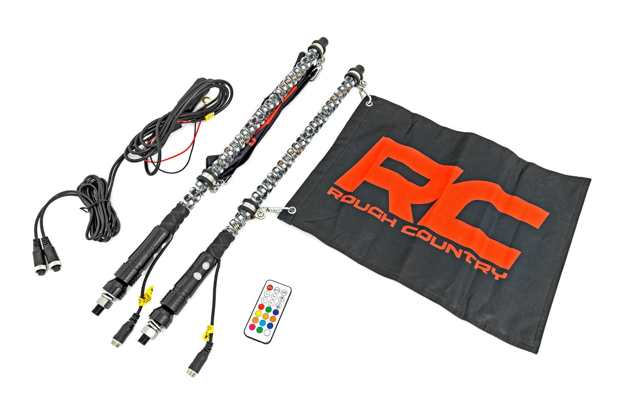 Rough Country 93002 LED Light Whip Kit - 93002