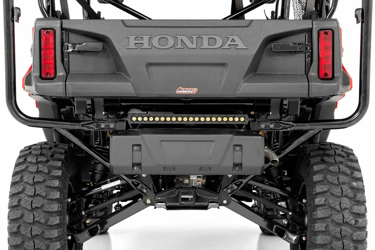 Rough Country - LED Light - Under Bed Mount - 20" Black Single Row - Honda Pioneer 1000 1000-5 - 92006
