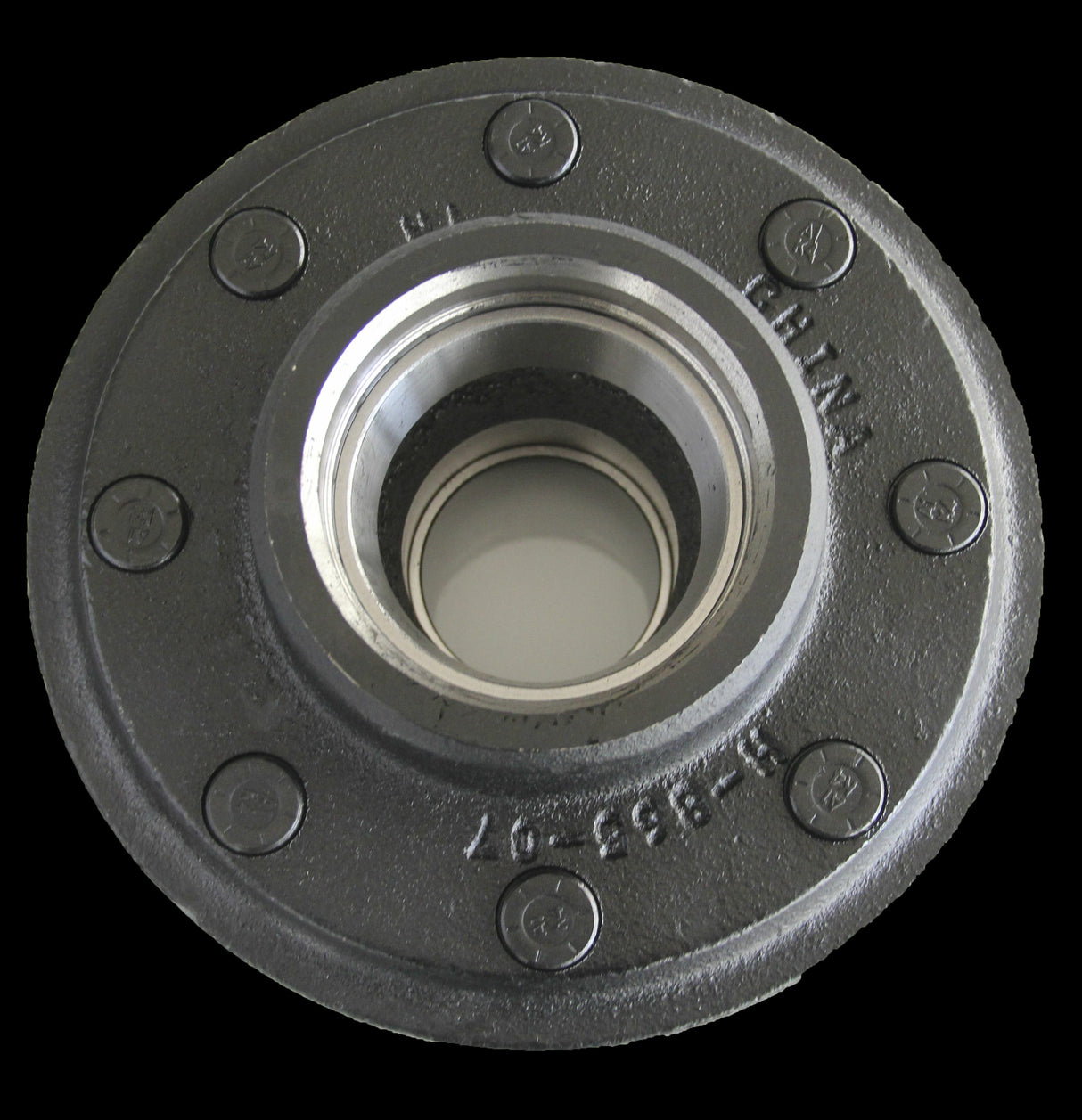 Husky Towing 33091 Idler Hub 7000 Pound Capacity 8 x 6-1/2 Inch Bolt Pattern 16-18 Push-In Studs