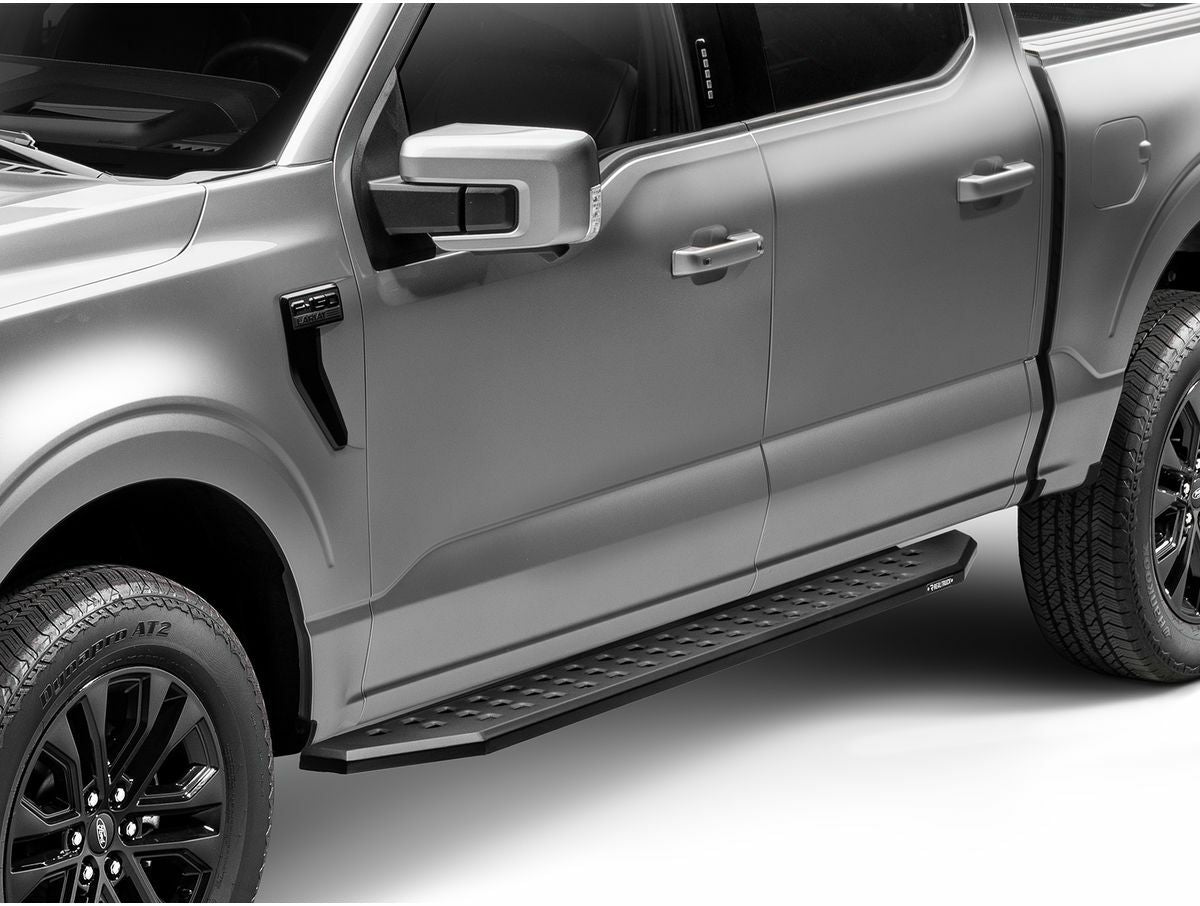 Go Rhino - 69036880T - RB20 Running Boards With Mounting Brackets - Protective Bedliner Coating