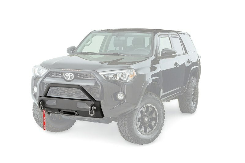 Warn - 100022 Semi-Hidden Winch Mount with Grille Guard for 2014-2024 Toyota 4Runner