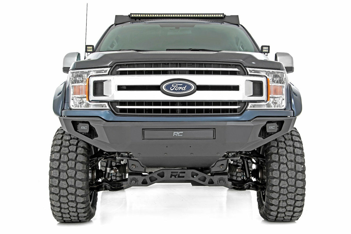 Rough Country - Front Bumper - High Clearance - Skid Plate - Ford F-150 (18-20) - 10756A