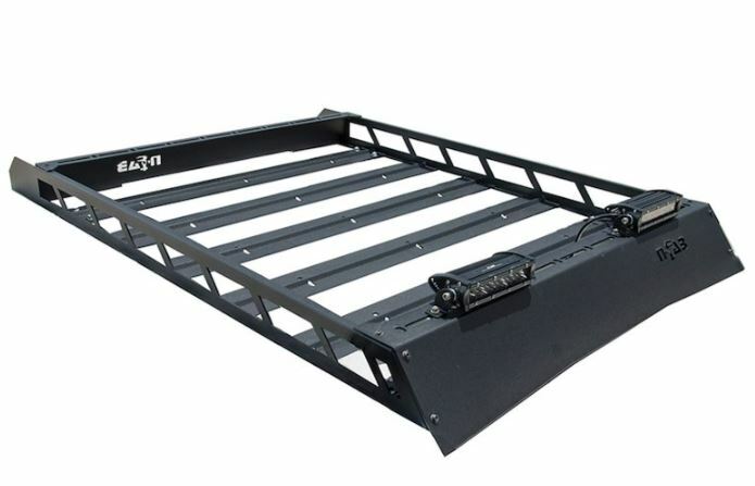 N-FAB - Aluminum Modular Roof Rack; Bolt On; Textured Black; - T102MRF