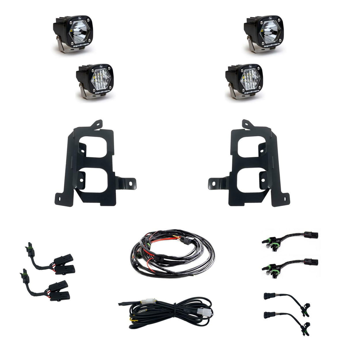 Baja Designs - 448085 - S1 Dual Fog Pocket Light Kit