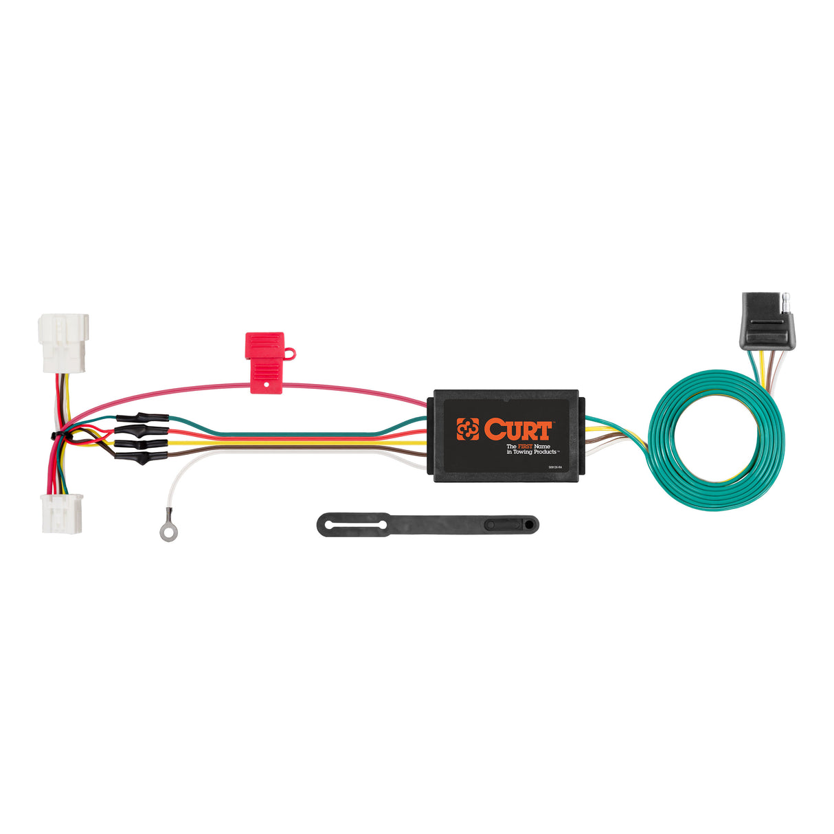 Curt - Custom Wiring Harness, 4-Way Flat Output, Select Honda CR-V - 56158