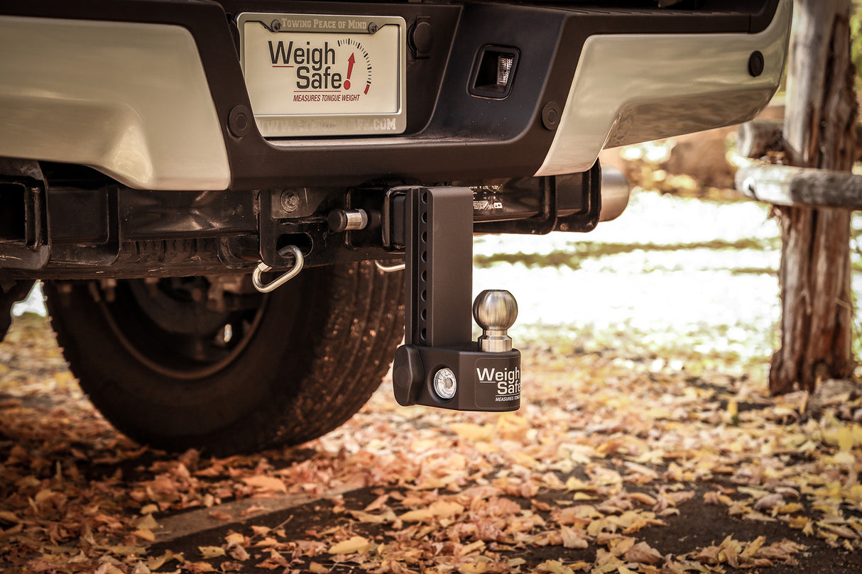 Weigh Safe - Steel Weigh Safe - 8" Drop Hitch with 2.5" Shank (8K/18.5K GTWR)