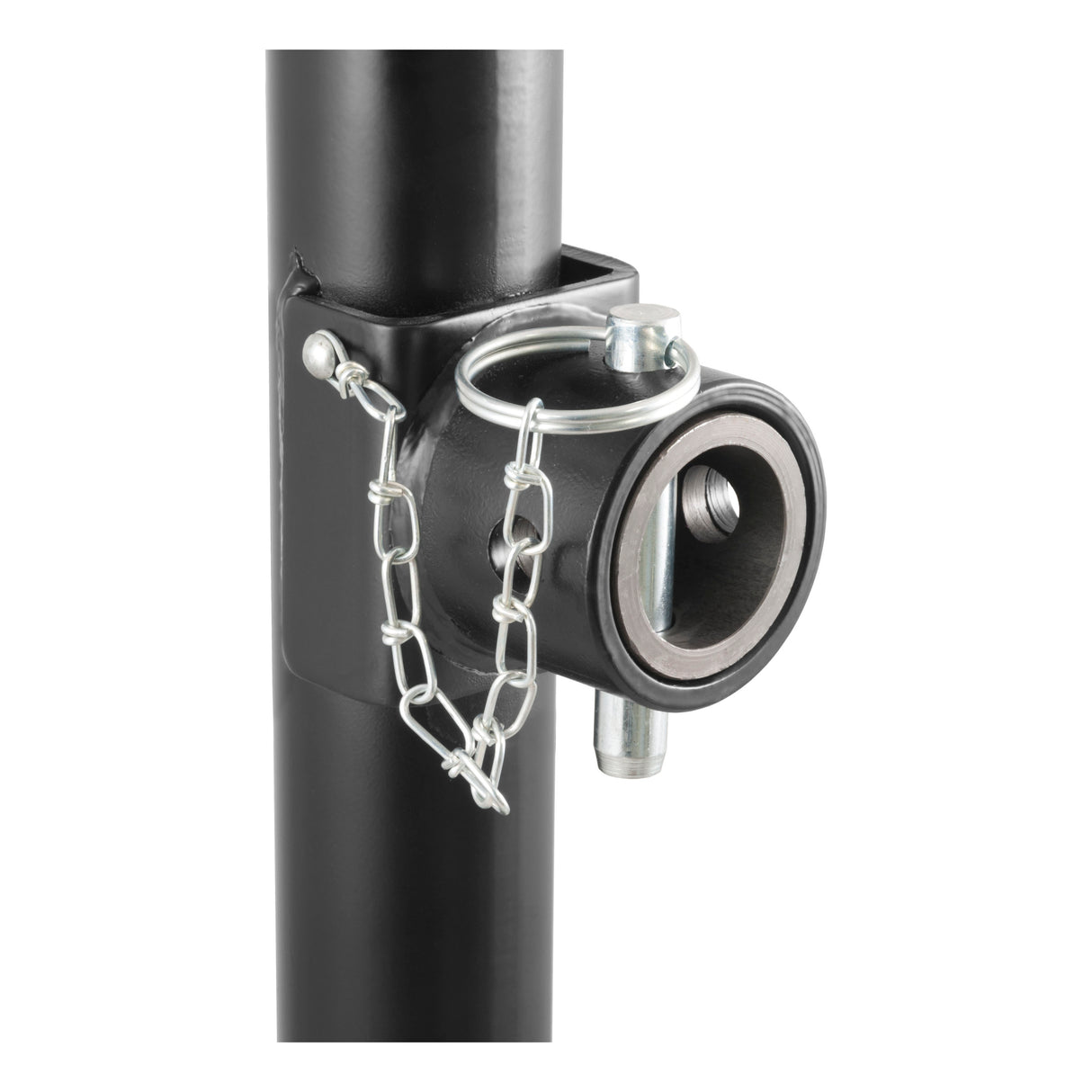 Curt - Pipe-Mount Swivel Jack with Side Handle (5,000 lbs, 10" Travel) - 28354