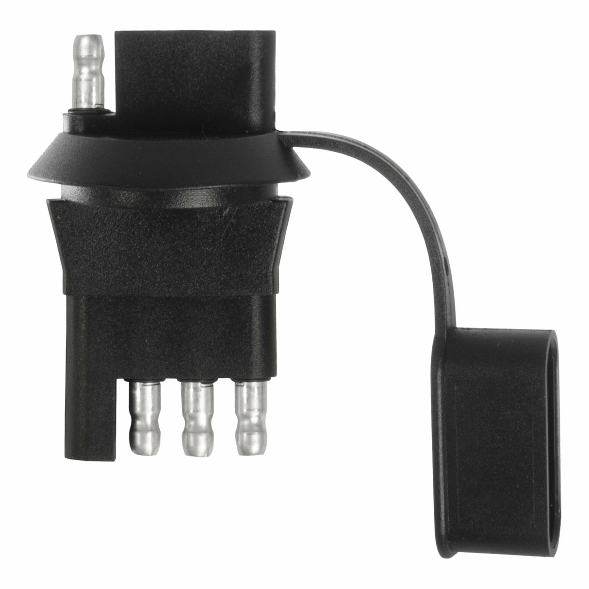 Curt - 4-Way Flat License Plate Light Plug Adapter (Packaged) - 57404