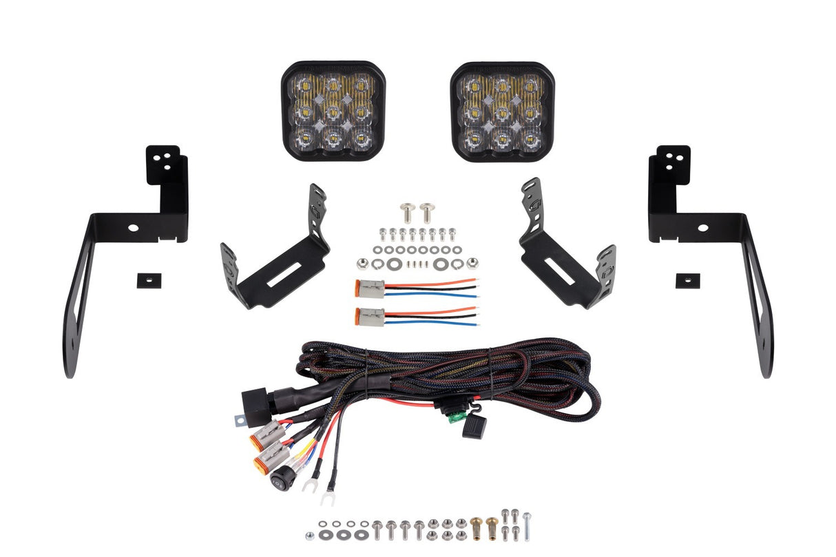 Diode Dynamics - Jeep JK SS5 CrossLink Bumper Lightbar Kit Pro Driving - DD7277