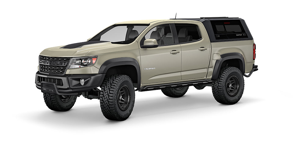 RSI SmartCap - Colorado/Canyon Truck Bed Cap SmartCapEVO Sport Matte Black For 15-22 Chevrolet Colorado/Canyon Extended Cab 6 Foot Standard Bed SmartCap - EV0106-MB