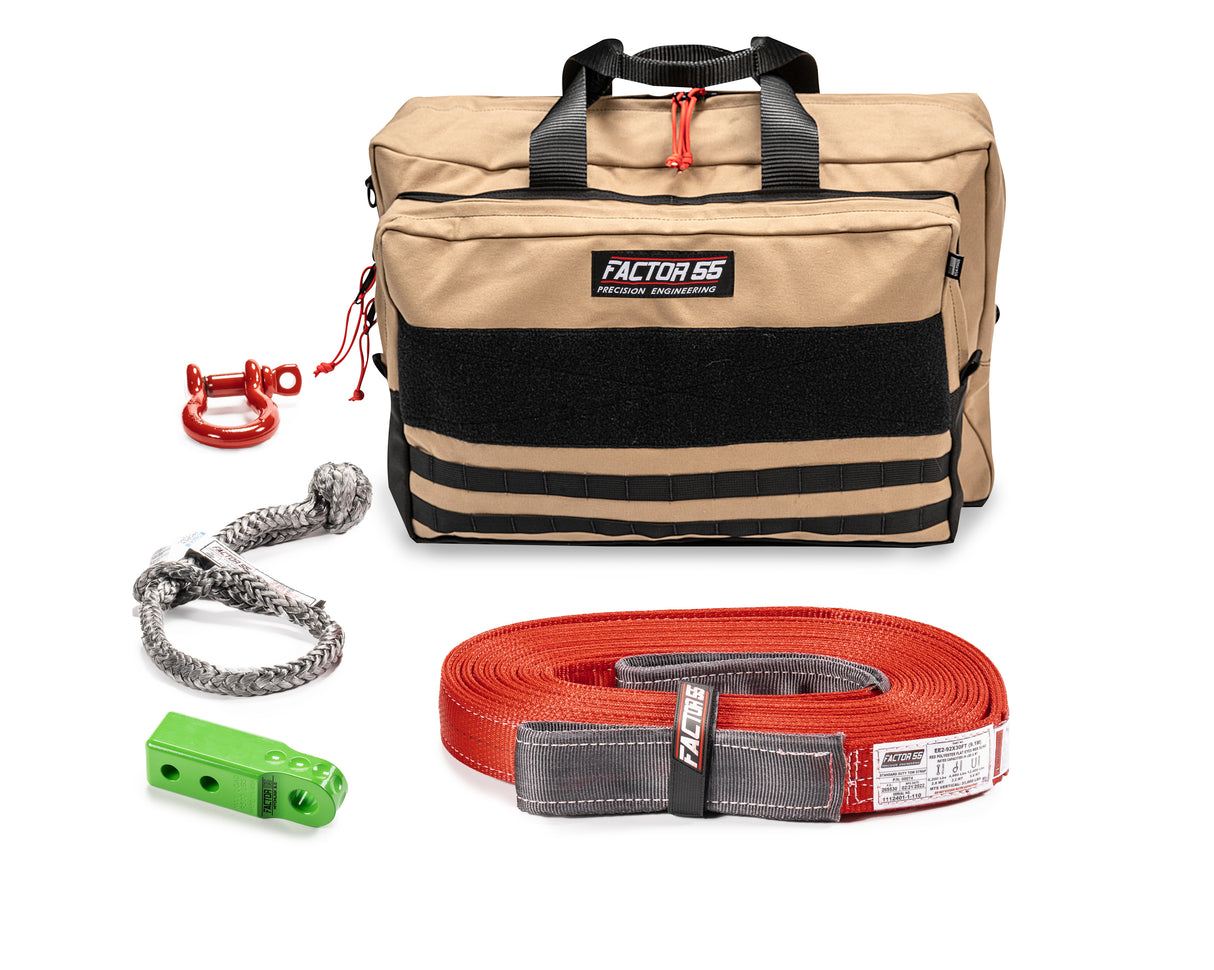 Factor 55 00485-08-LARGE OWYHEE RECOVERY KIT (GREEN HITCHLINK AND LARGE BAG)