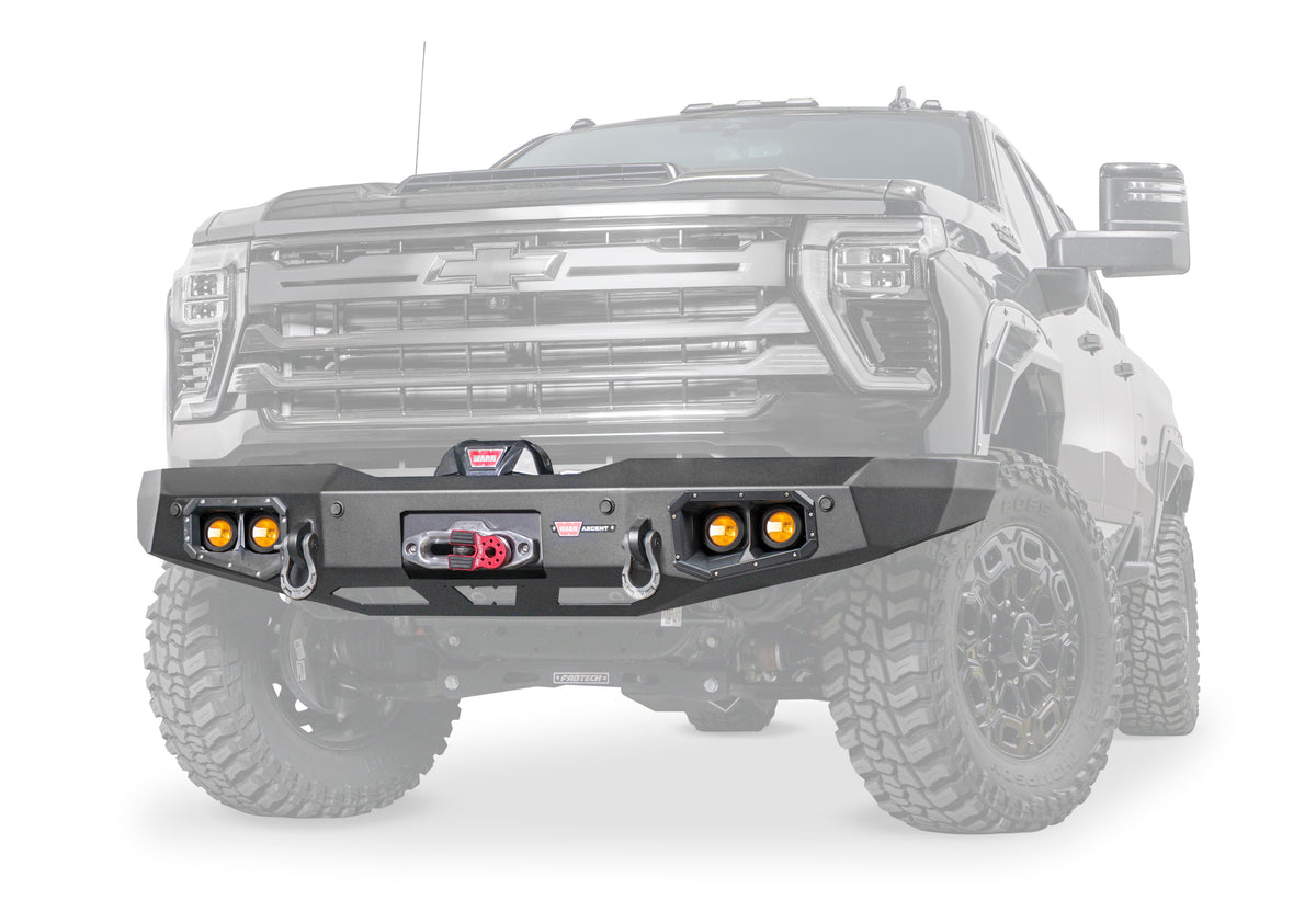 Warn - Ascent Front Bumper for 2024-2026 Chevrolet Silverado 2500/3500 HD - 110916