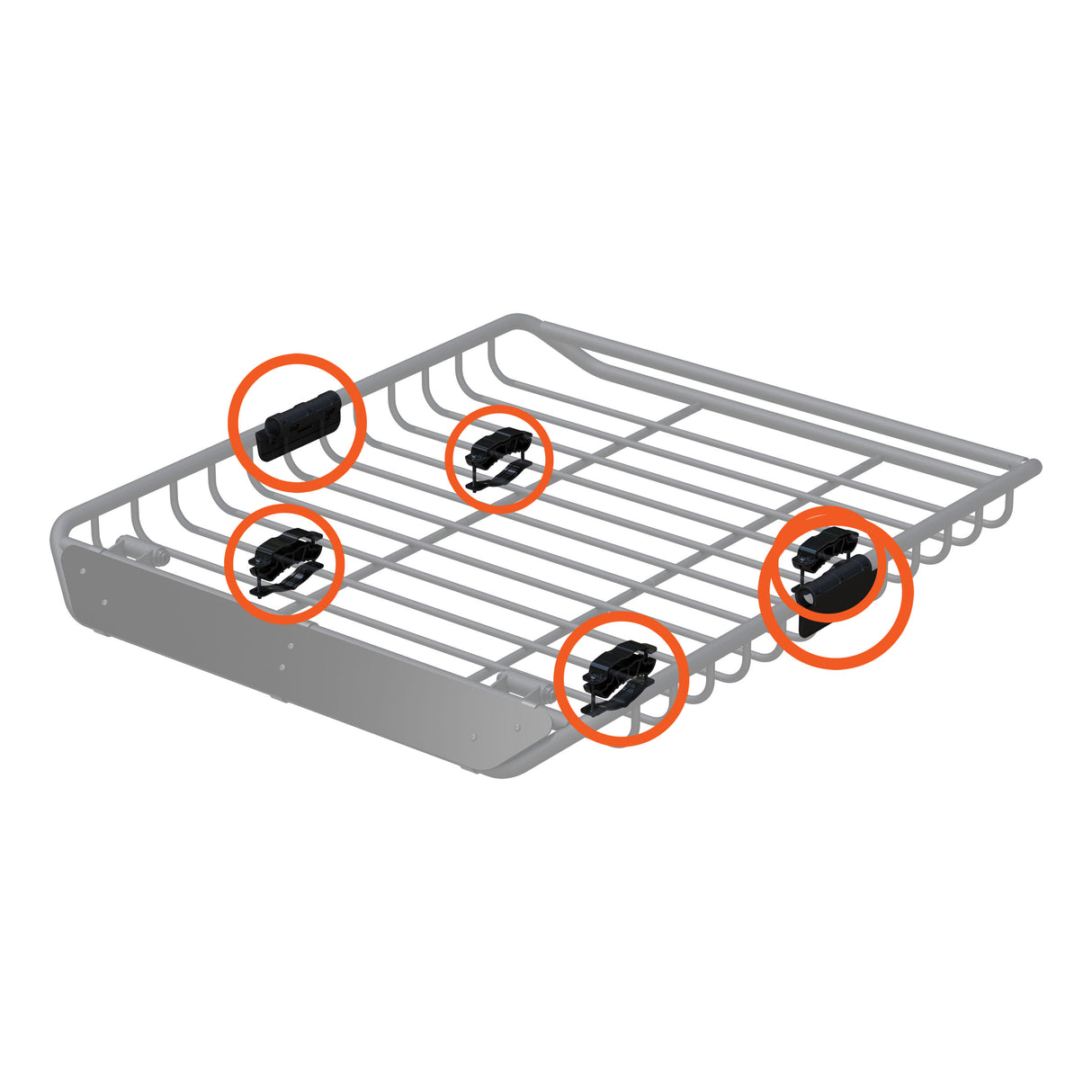 CURT 19303 Rooftop Tent Mounting Hardware