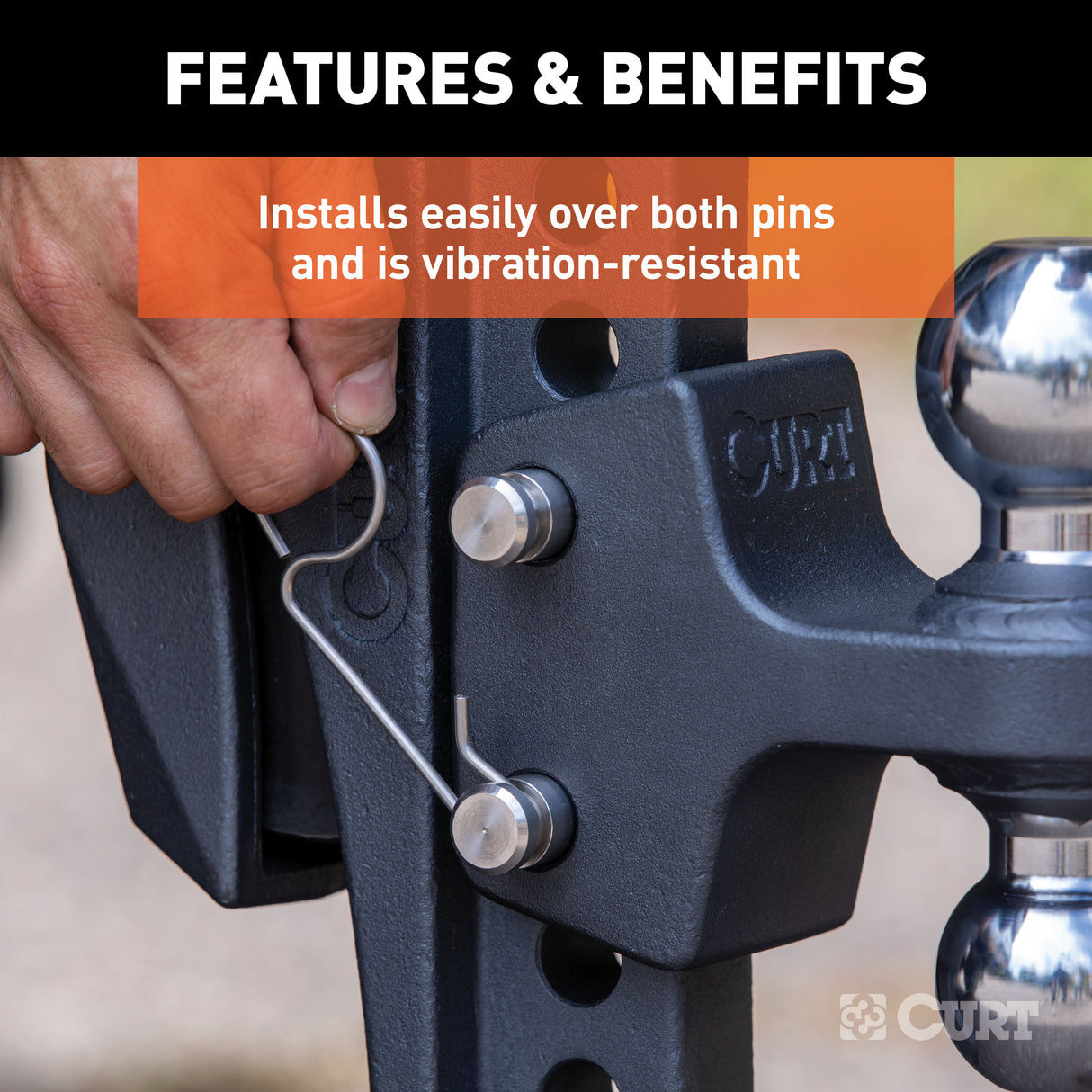 Curt - Replacement Rebellion XD Accessory Mount Clip - 45960