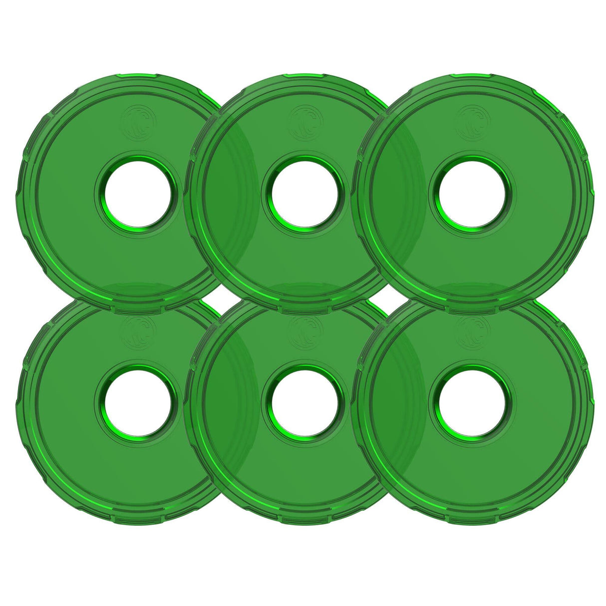 KC Hilites - Cyclone V2 LED - Replacement Lens - Green - 6-PK - 4415