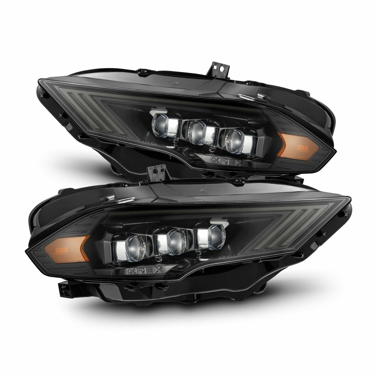 AlphaRex 880257 Projector Headlights Alpha-Black