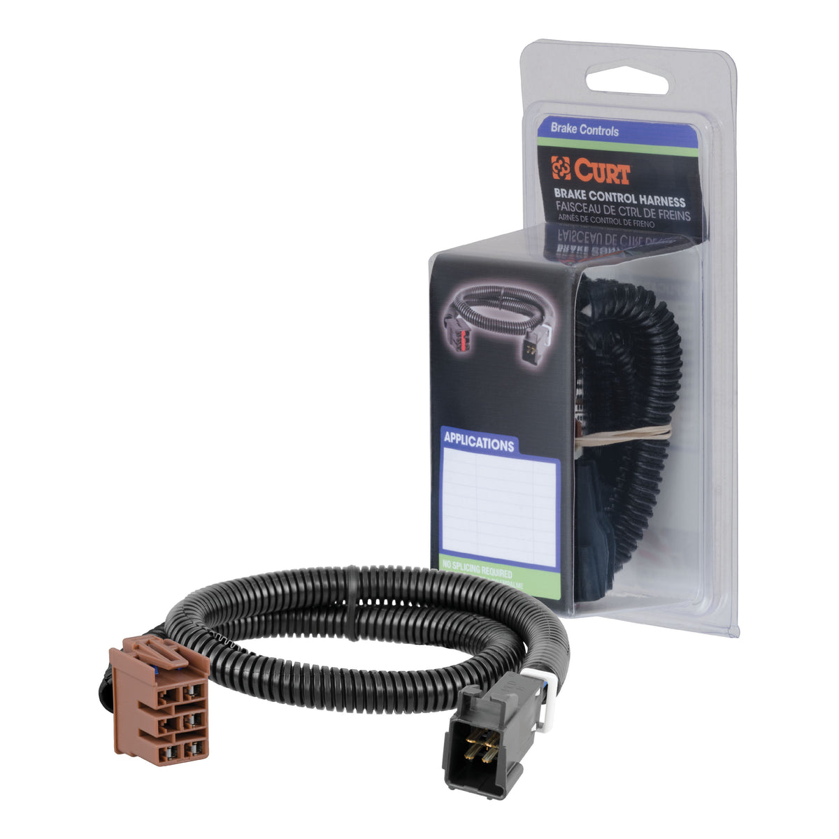 Curt - Trailer Brake Controller Harness, Select Cadillac, Chevrolet, GMC (Packaged) - 51343