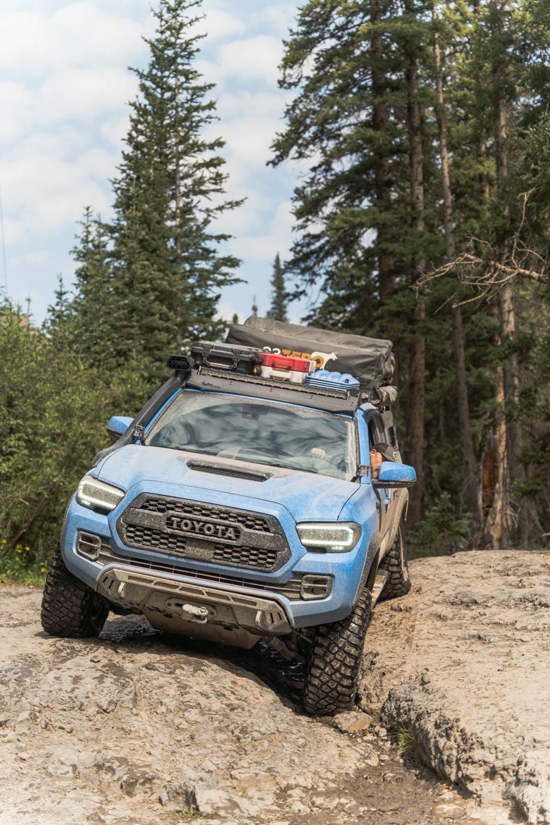 Prinsu - 2nd-3rd Gen Toyota Tacoma Special Edition Cab Rack with Toyota Desert Air Intake Fitment / Standard - 400-000-010-011