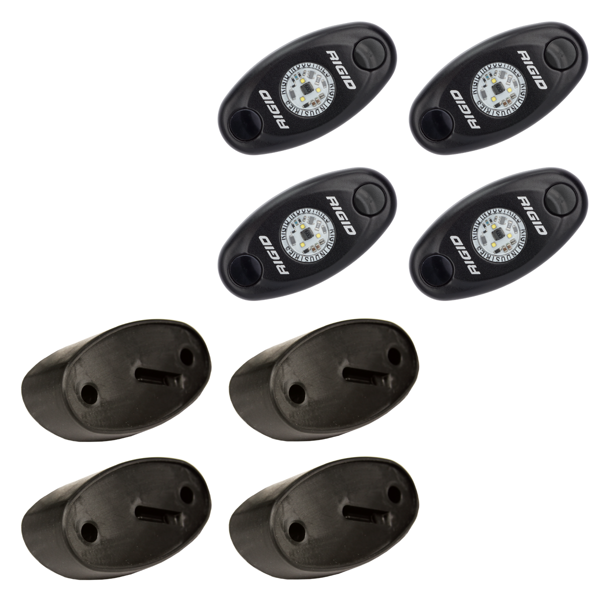 RIGID - A-Series Rock Light 4-Pack Kit Cool White - 400203