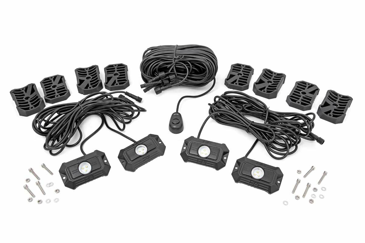 Rough Country 70980 LED Rock Light Kit - 70980
