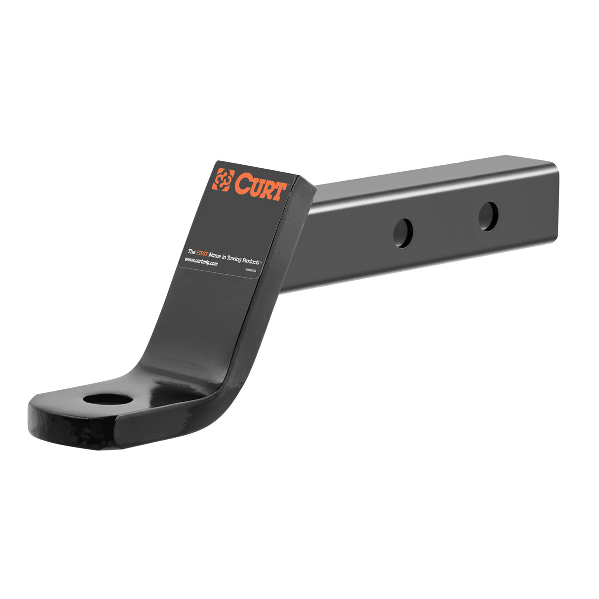 Curt - Dual-Length Ball Mount (2" Shank, 7,500 lbs., 4" Drop, 8-1/8" or 11-1/8" Long) - 45230