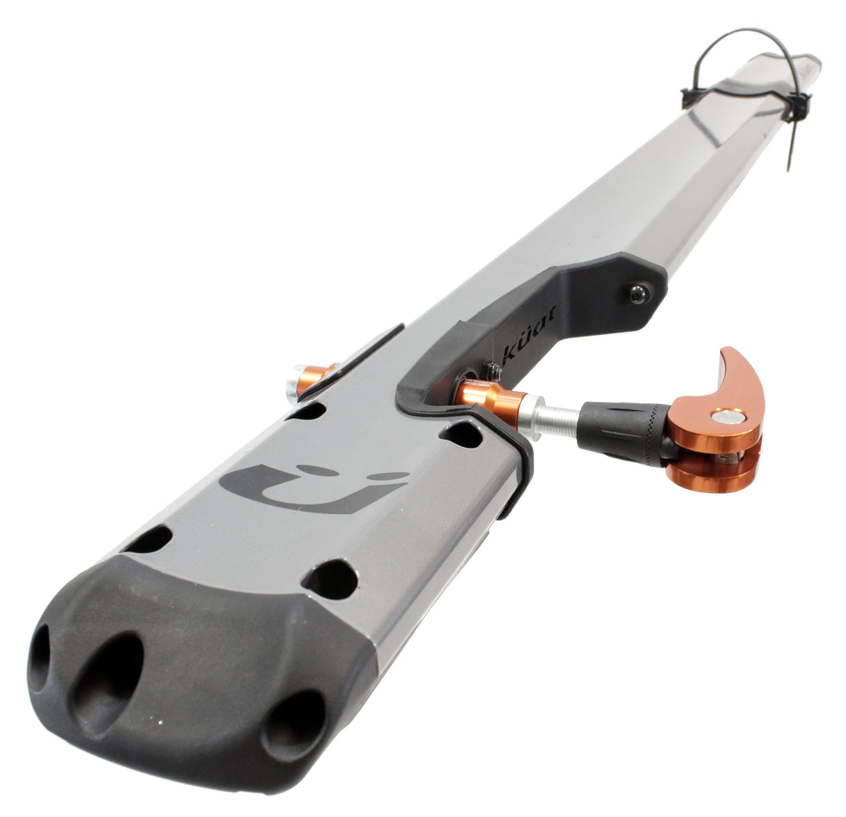 Kuat - TRIO 1 Bike Gun Metal Gray & Orange Roof Mount Bike Rack - TR01