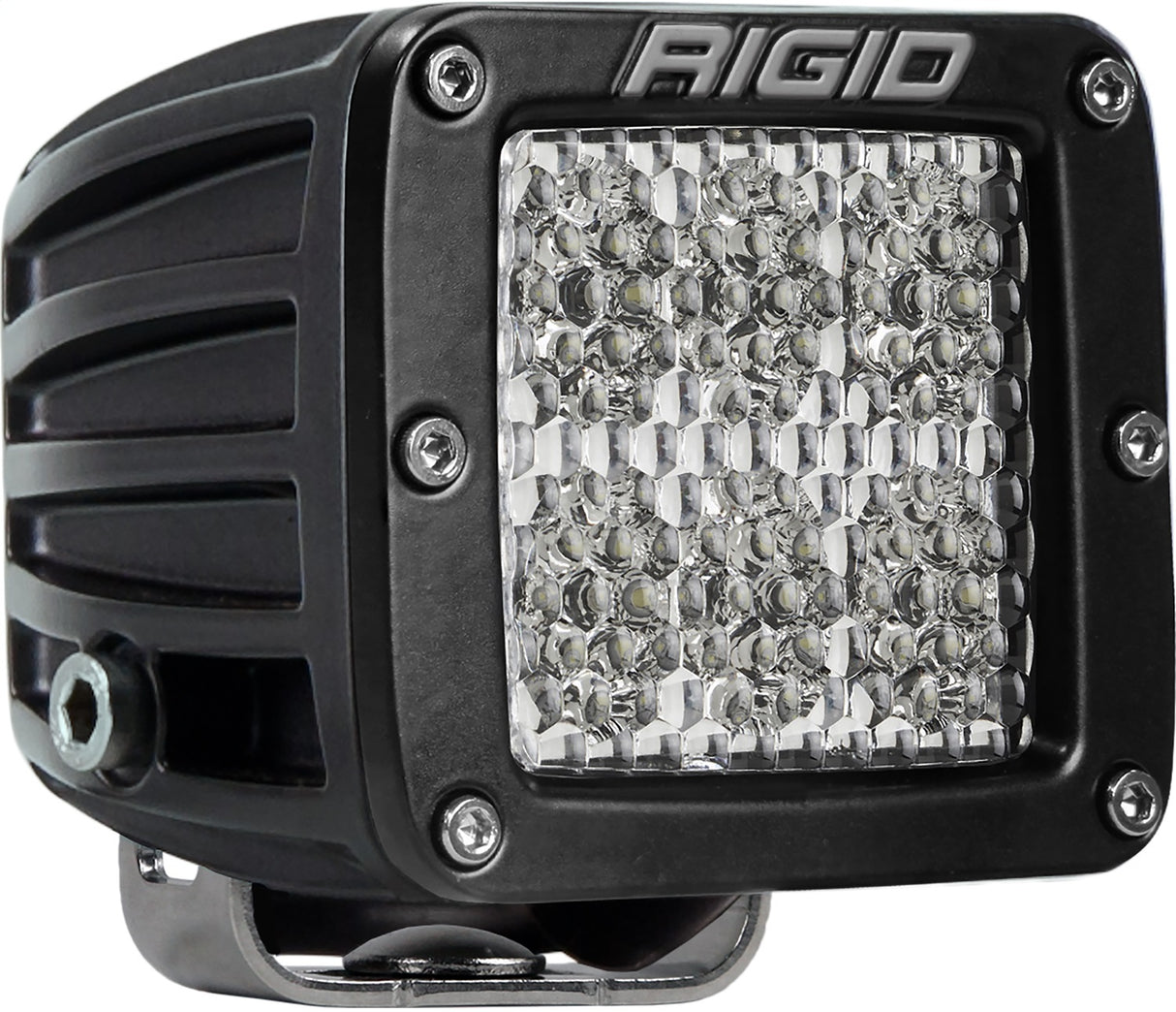 RIGID D-Series PRO Light, Drive Diffused, Surface Mount, Black Housing, Single