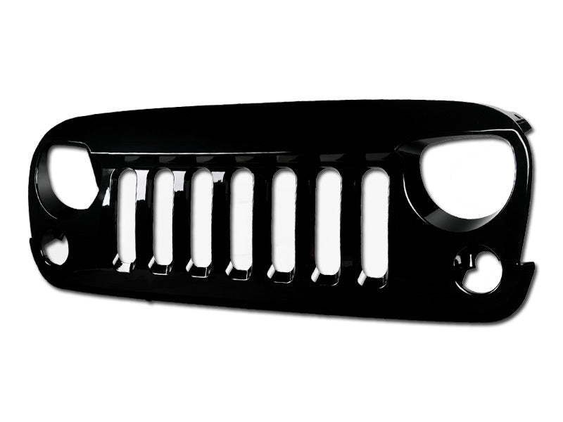 Armordillo 2007-2018 Jeep Wrangler JK Model AB Grille Gloss Black