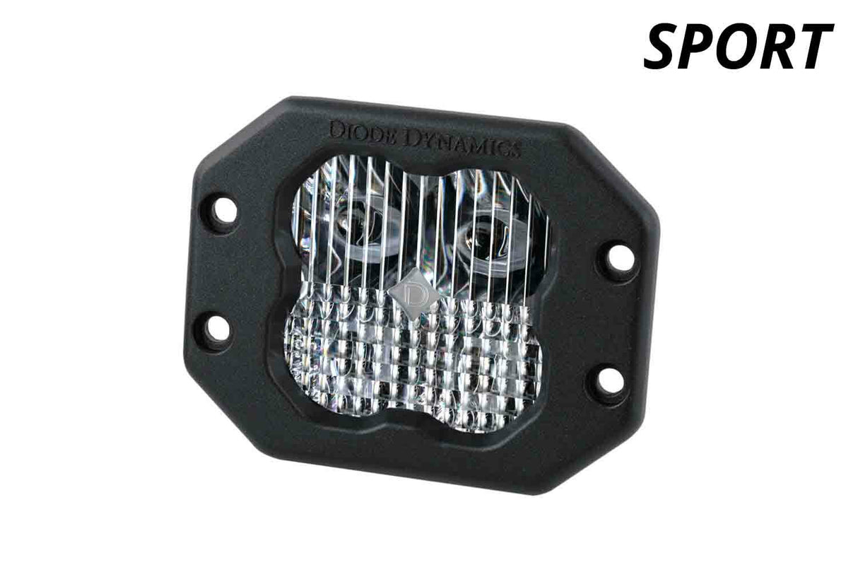 Diode Dynamics - SS3 Sport ABL White Flood Flush (single) - DD6916S