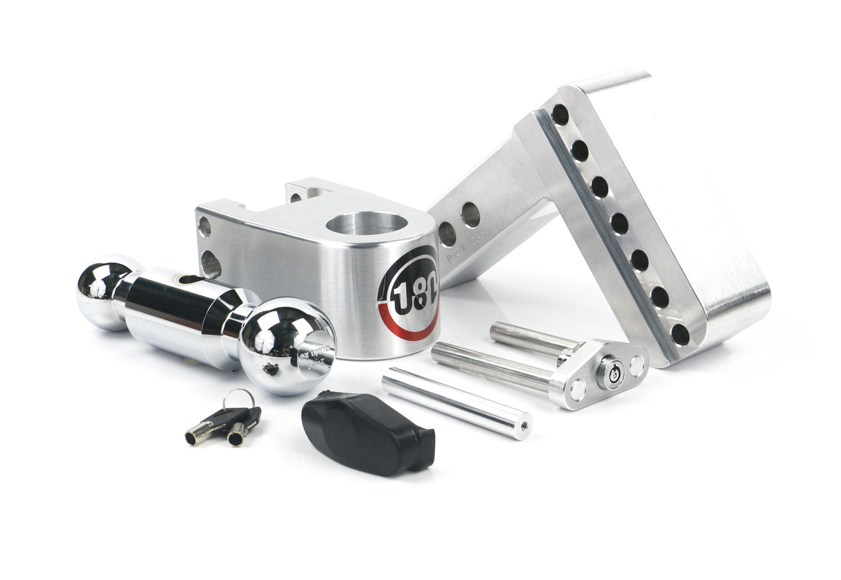 Weigh Safe - CTB4-2 Turnover Ball 4" Drop Hitch with 2" Shank