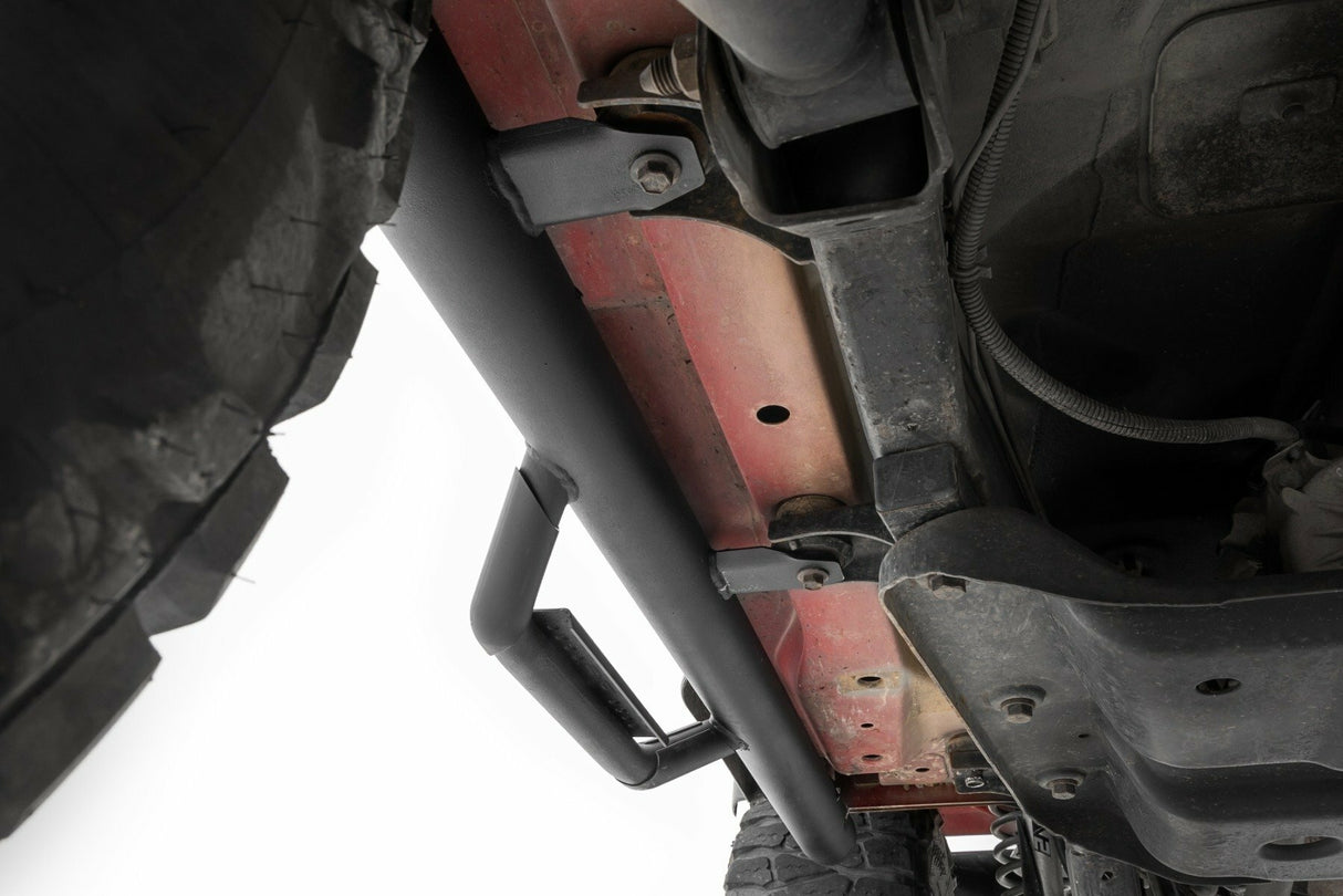 Rough Country - Nerf Steps - Full Length - Jeep Wrangler TJ 4WD (1997-2006) - RCJ9746A