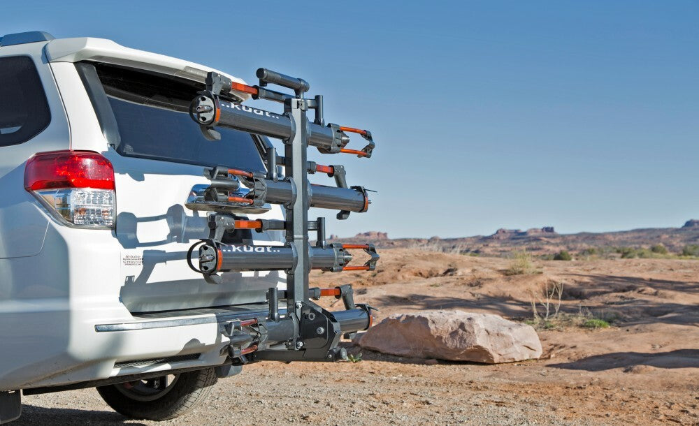Kuat - NV 2.0 Gray Metallic 2 Bike Add-On - For 2 Inch Hitch Mount Bike Rack - NA22G