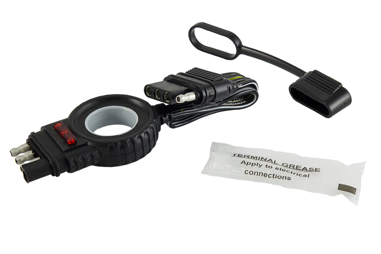 Husky Towing - 33066 Fits 4 Wire Flat Plug With Finger Pull 12 Inch Length Without LED Test