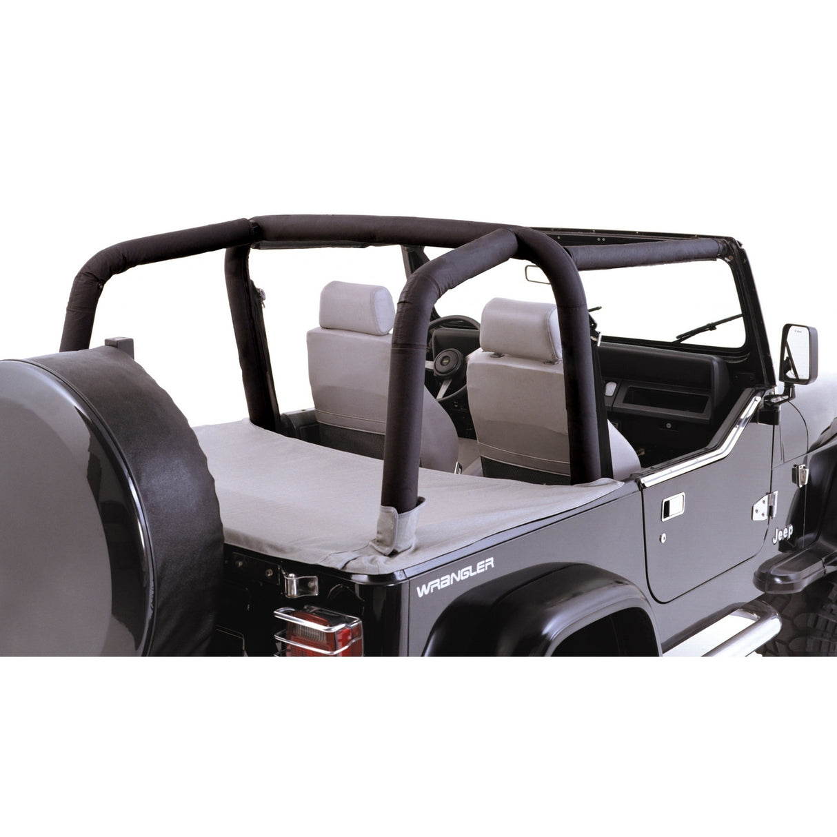 Rugged Ridge - Full Roll Bar Cover Kit; 97-02 Jeep Wrangler TJ - 13612.15